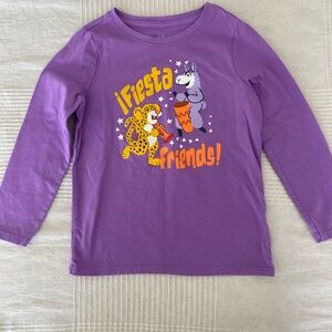 Size XS (4/5) - Fiesta Friends Purple Kids Shirt